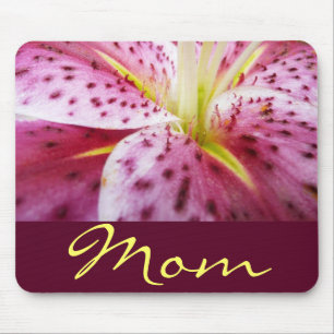 Stargazer Lily Personalized Mousepad Muismat