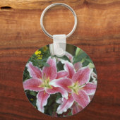 Stargazer Lily Sleutelhanger (Voorkant)
