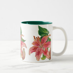 Stargazer Lily Tweekleurige Koffiemok