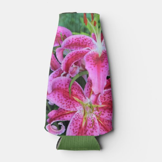 Stargazer Oriental Lilies Flesjeskoeler (Voorkant)