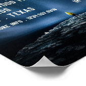 Stargazer Portrait, Planetarium Event Adverteren Poster (Hoek)