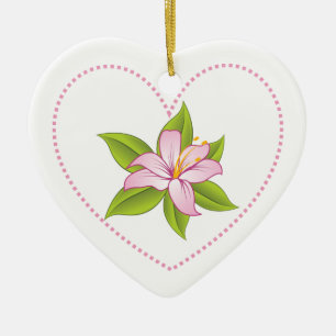 Stargazer roze lelie custom ornament