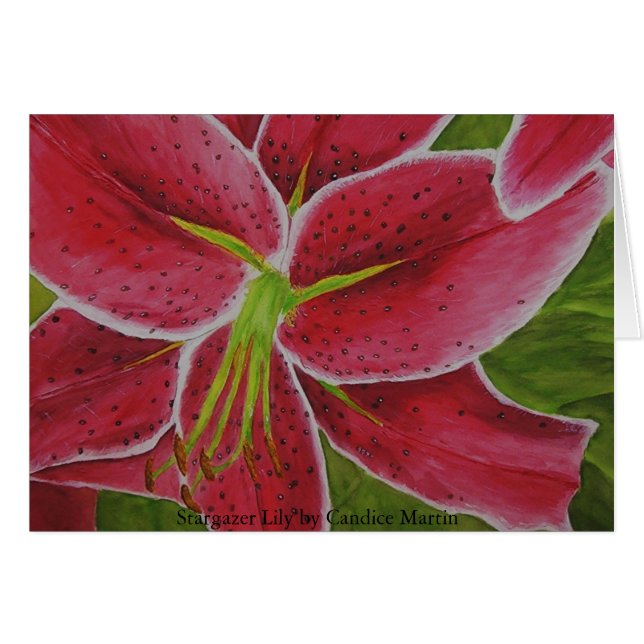 Stargazer, Stargazer Lily van Candice Martin (Voorkant Horizontaal)