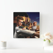 Stargazers Vierkante Klok (Huis)