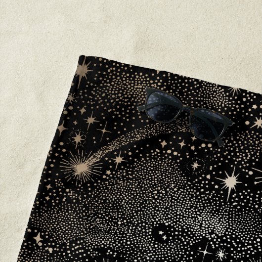 Stargazing Bachelorette Weekend Celestial Black Strandlaken (In situ)