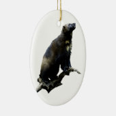 Stargazing Wolverine Keramisch Ornament (Rechts)