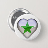 StarHeartJewel Ronde Button 5,7 Cm (Voorkant /achterkant)