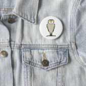 Staring Uil Ronde Button 5,7 Cm (In situ)