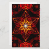 Staritual Fractal Briefpapier (Voorkant / Achterkant)