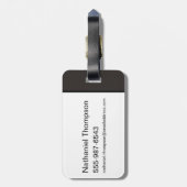 Stark, lannister, Targaryen, ijzertroonpatroon Bagagelabel (Achterkant verticaal)