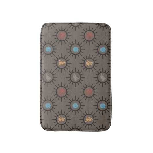 Stark, Lannister, Targaryen, Night King Pattern Badmat (Voorkant Verticaal)