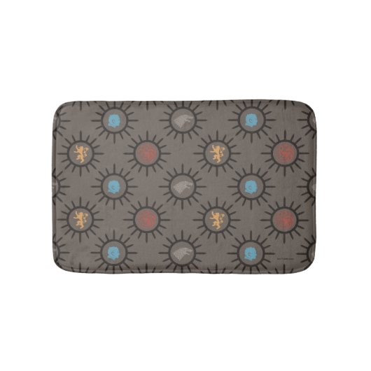 Stark, Lannister, Targaryen, Night King Pattern Badmat (Voorkant)