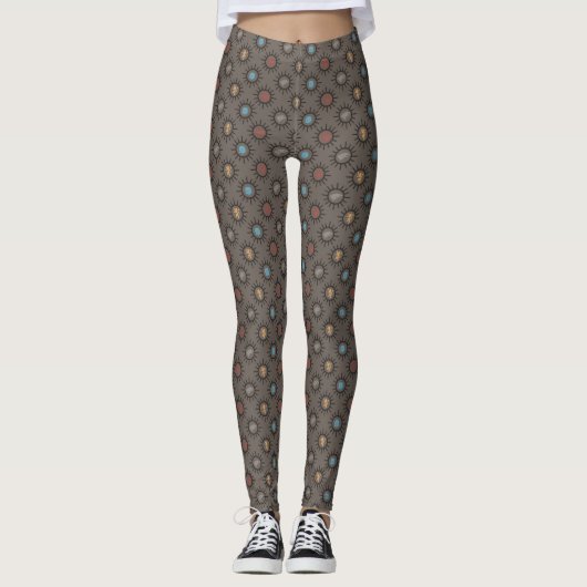 Stark, Lannister, Targaryen, Night King Pattern Leggings (Voorkant)