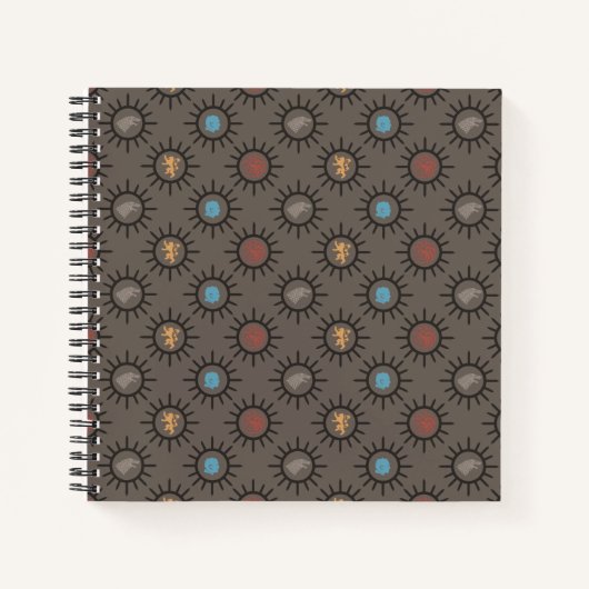 Stark, Lannister, Targaryen, Night King Pattern Notitieboek (Voorkant)