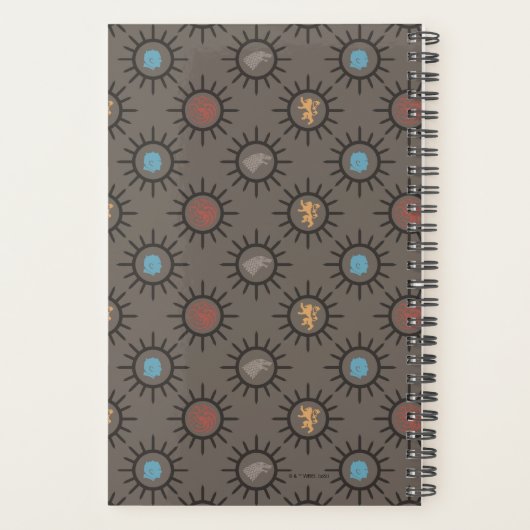 Stark, Lannister, Targaryen, Night King Pattern Planner (Achterkant)