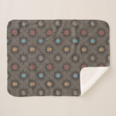 Stark, Lannister, Targaryen, Night King Pattern Sherpa Deken (Voorkant (horizontaal))
