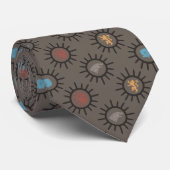 Stark, Lannister, Targaryen, Night King Pattern Stropdas (Opgerold)