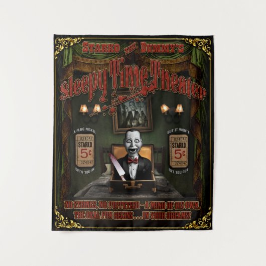 Starko the Dummy Sideshow Banner Wandkleed (Voorkant)