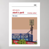 Starks Park, Kirkcaldy. Haynes Manual Style Print (Voorkant)