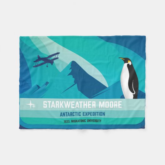 Starkweather-Moore Antarctic Expedition Fleece Deken (Voorkant (Horizontaal))