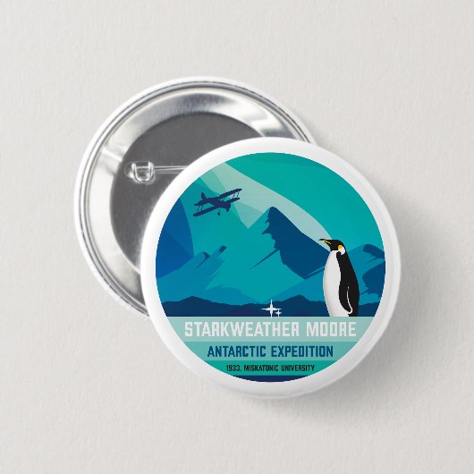 Starkweather-Moore Antarctic Expedition Ronde Button 5,7 Cm (Voorkant /achterkant)