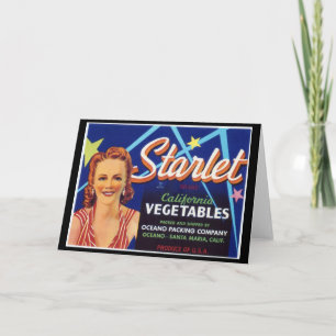 Starlet Groenten - Wenskaart Kaart