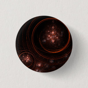 Starlight Abstracte Art Button (rond)