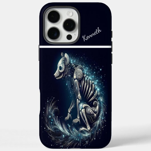 Starlight Canine Skelet Case-Mate iPhone Case (Achterkant)