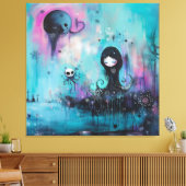Starlight Canvas Afdruk (Insitu (Woonkamer))