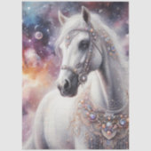 Starlight Galaxy Beautiful Horse Art Decoupage Tissuepapier (Voorkant)