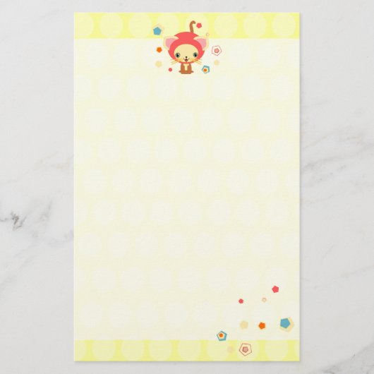 starlight kitten briefpapier (Voorkant)