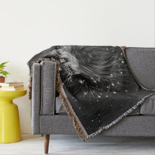 Starlight-leeuw met kroonmonogram deken