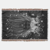 Starlight-leeuw met kroonmonogram deken (Voorkant)