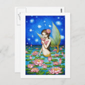 Starlight Lily Mermaid Briefkaart (Voorkant / Achterkant)