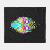 Starlight Oracle Owl Fleece Deken (Voorkant (Horizontaal))