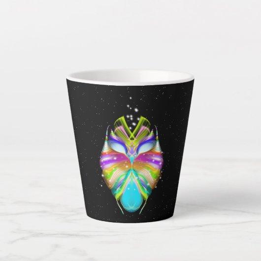 Starlight Oracle Owl Latte Mok (Voorkant)