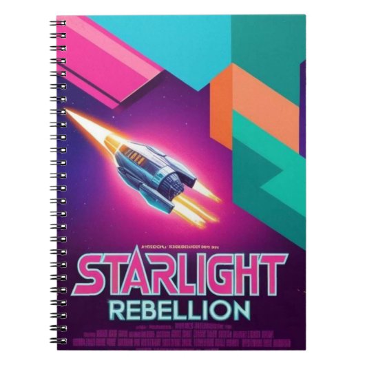 Starlight Rebellion Retro Pop Culture Carnet 80s (Devant)