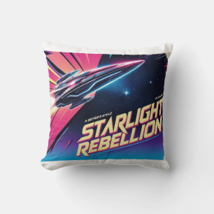 Starlight Rebellion Retro Pop Cultuur Poster 80er- Kussen