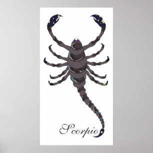 Starlight Scorpio afdrukken Poster