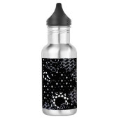 Starlight Silkscreen flask design Waterfles (Links)