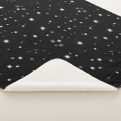 Starlight Sparkles Black en White Stars Sherpa Deken (3/4)