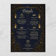 Starlight Symphony Huwelijksdetails Kaart