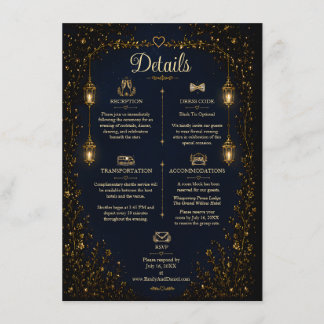 Starlight Symphony Huwelijksdetails Kaart