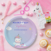 Starlight Unicorn Party Plate Papieren Bordje (Feest)