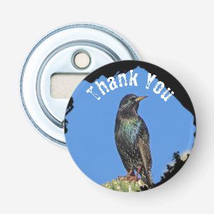 Starling Saguaro Cactus Beauful Southwest Bird Button Flesopener