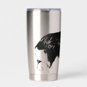 Starlit Corgi Cheer Geïsoleerde Drinkbeker (Voorkant)