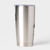 Starlit Corgi Cheer Geïsoleerde Drinkbeker (Rechts)