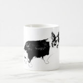 Starlit Corgi Cheer Koffiemok (Center)