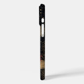 Starlit Desert Bushes - IPhone 16 Coque (Verso / Gauche)