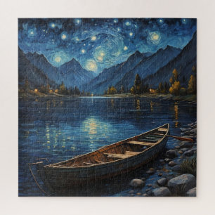 Starlit Drift: Gevist onder de kosmos Legpuzzel